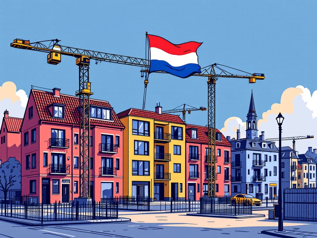 Bouwvergunningen in Nederland dalen: Woningbouw onder druk