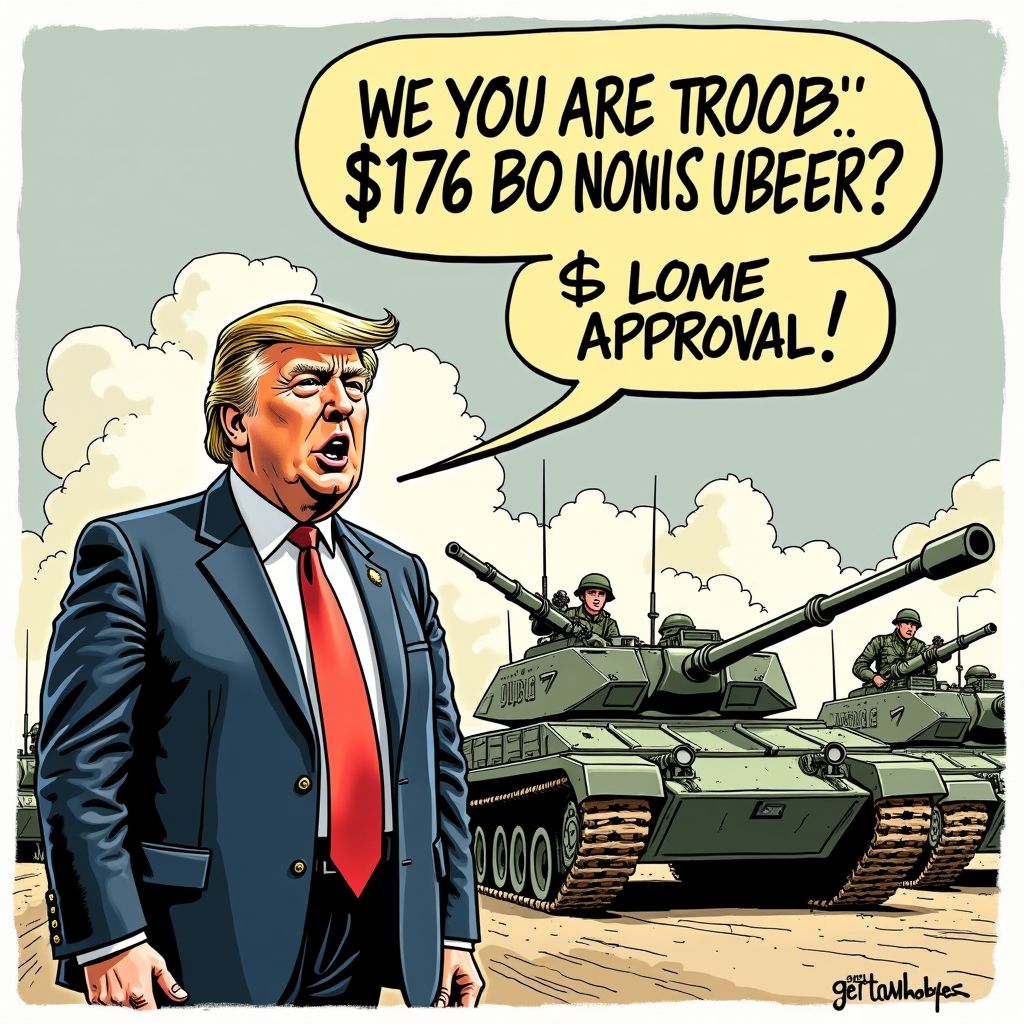 Trump belooft militairen 1776 dollar kerstbonus terwijl zijn economische populariteit naar dieptepunt zakt