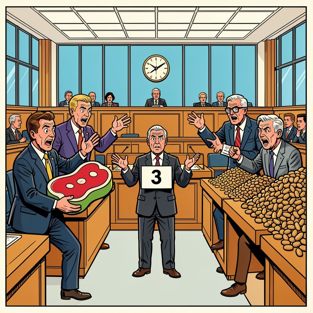 Het kamerdebat over onze voedselzekerheid verzandt in een felle strijd tussen vlees en bonen.