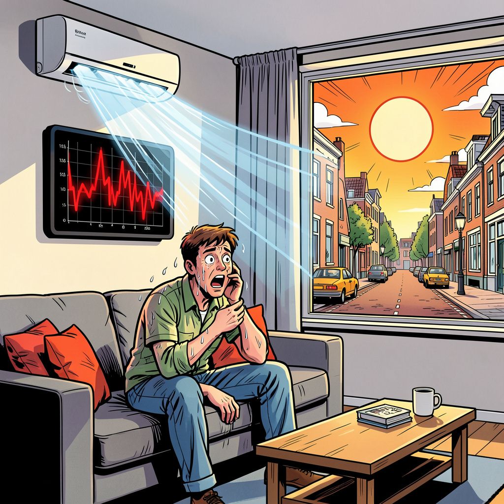 Je airco jaagt de stroomprijs vanavond naar een jaarrecord