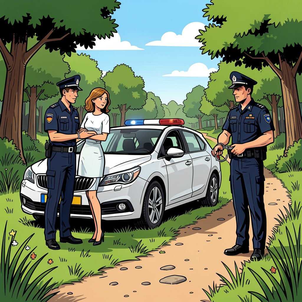 Politie arresteert vrouw uit autowoning in Veendam wegens een openstaande celstraf.