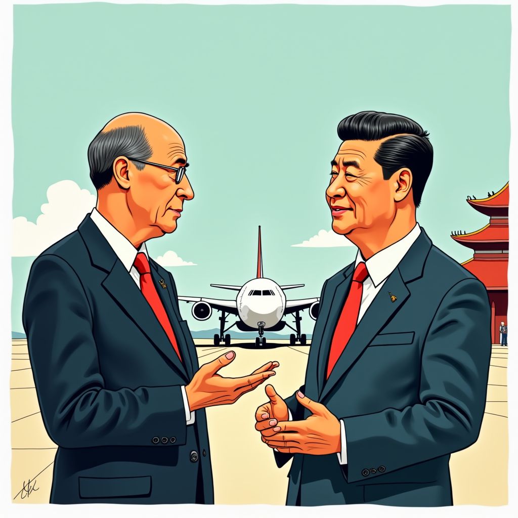 Merz waarschuwt China over 90 miljard euro handelstekort tijdens historisch bezoek