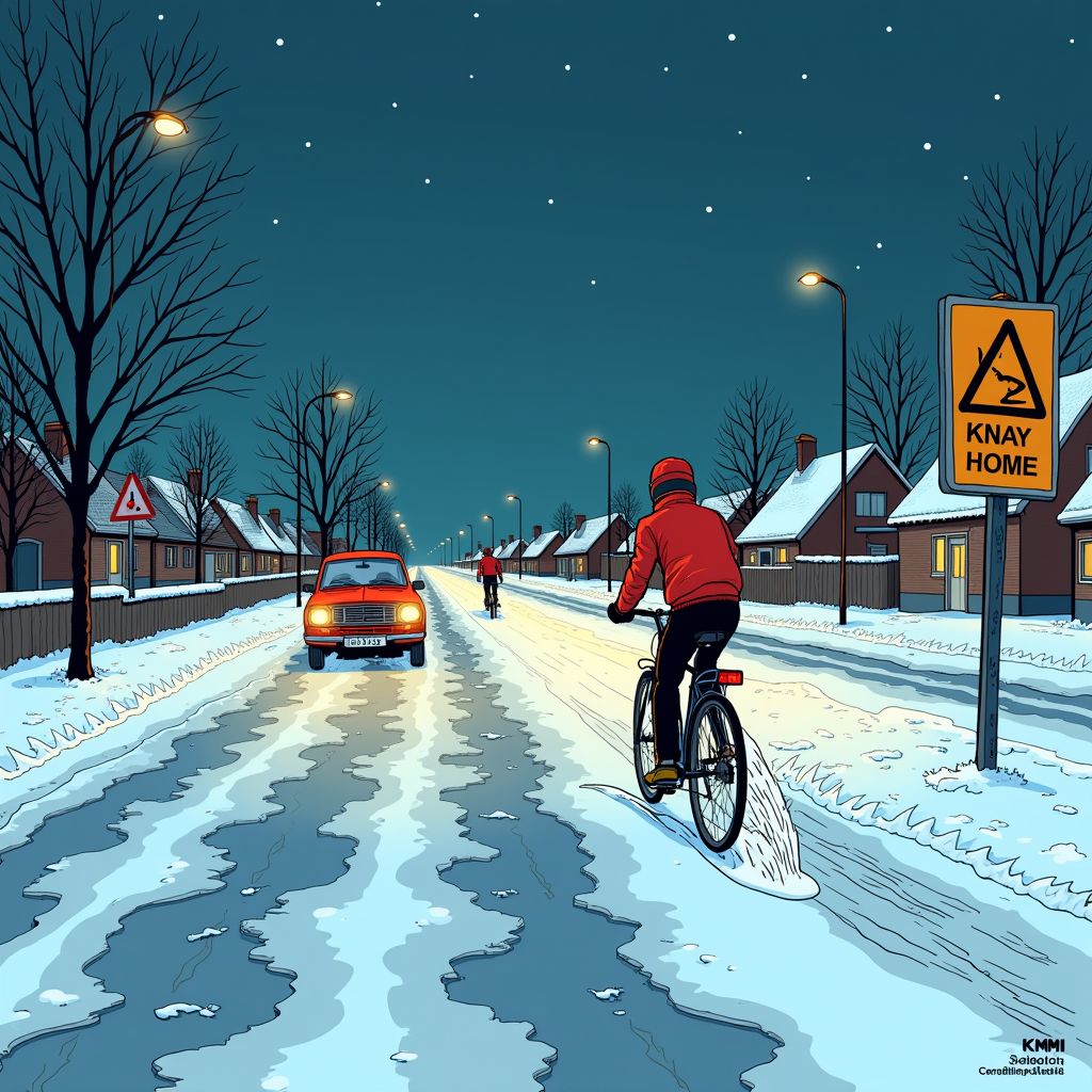 Vannacht wordt het levensgevaarlijk op noordelijke wegen door onzichtbare ijzel