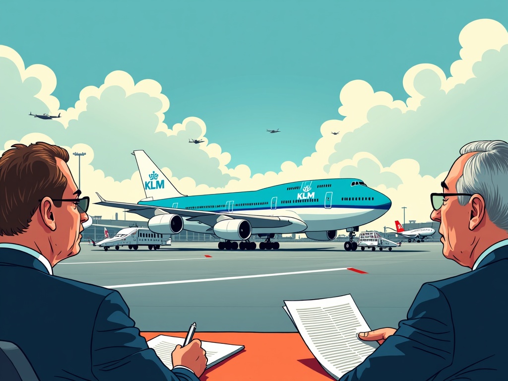 KLM Verdeelt Vakbonden: Principeakkoord Zet Verhoudingen op Scherp