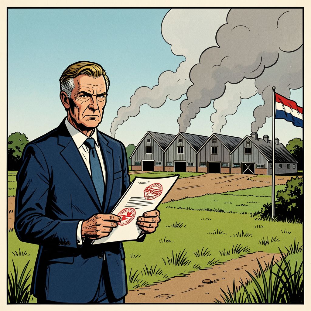 De provincie Brabant moet nu echt de natuurvergunningen van vijf veehouders intrekken wegens te veel stikstof.