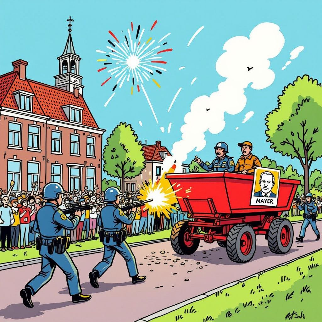 Loosdrecht brandt drie avonden achter elkaar door protesten tegen azc