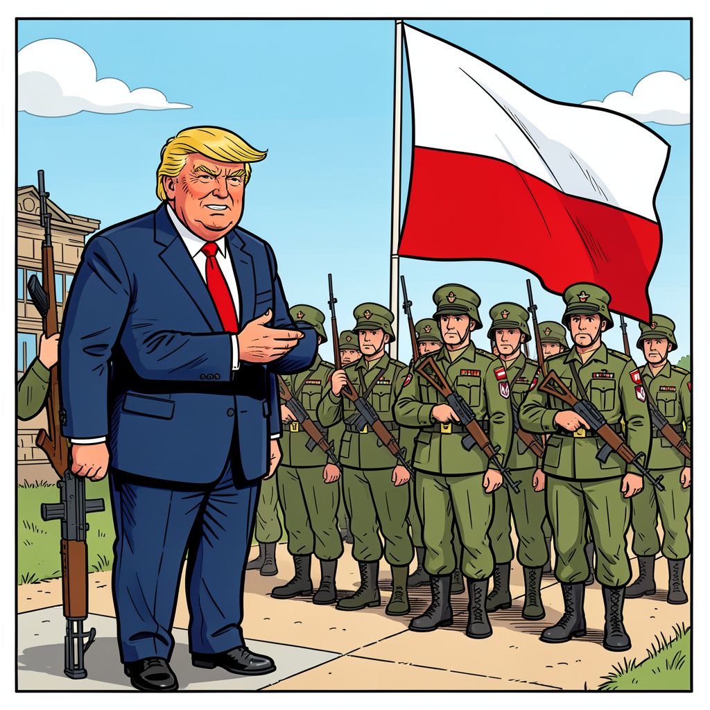 Trump draait plotseling bij en stuurt nu juist 5000 extra militairen naar Polen
