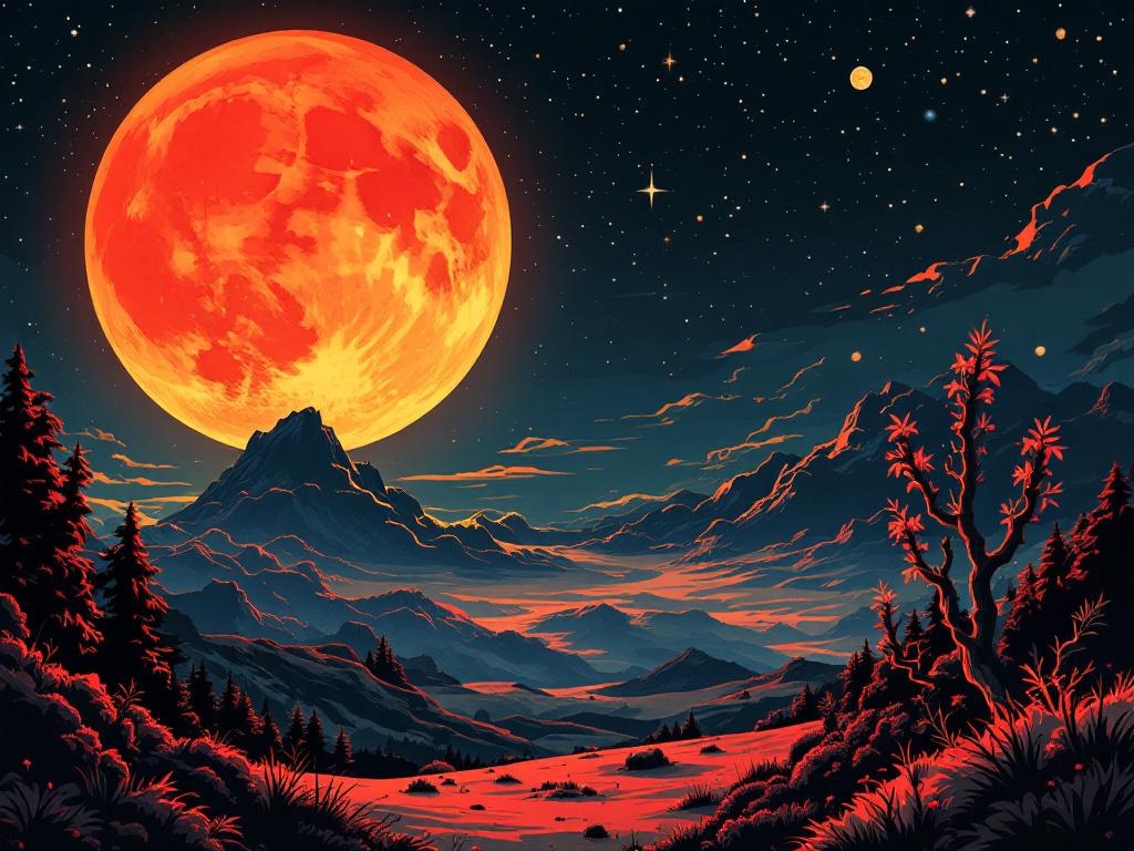 Rode Aardbeienmaan Toviert Nederlandse Nacht: Mis Het Spektakel Niet!