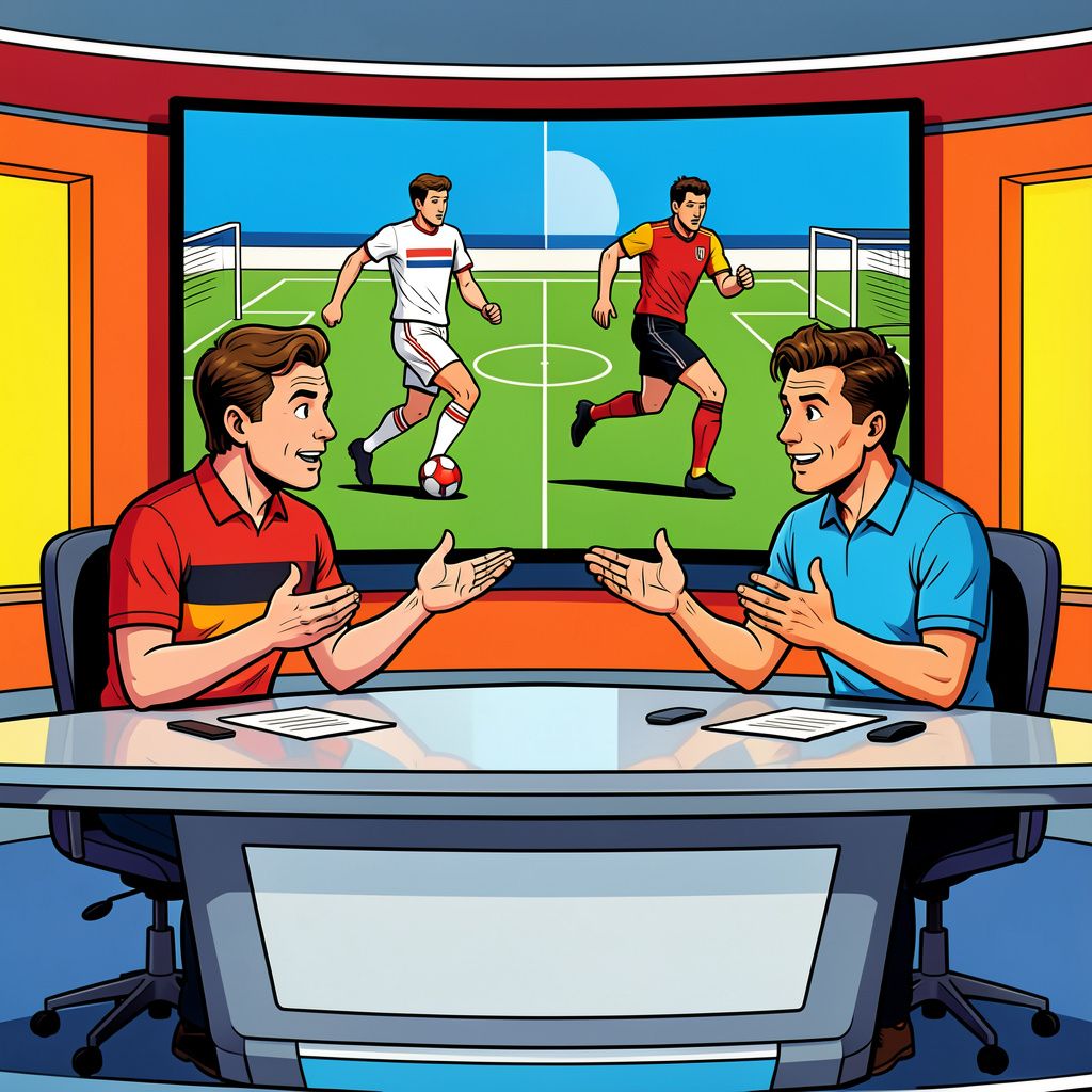 Ronald de Boer analyseert vanavond met Rafael van der Vaart de kraker tegen Duitsland.