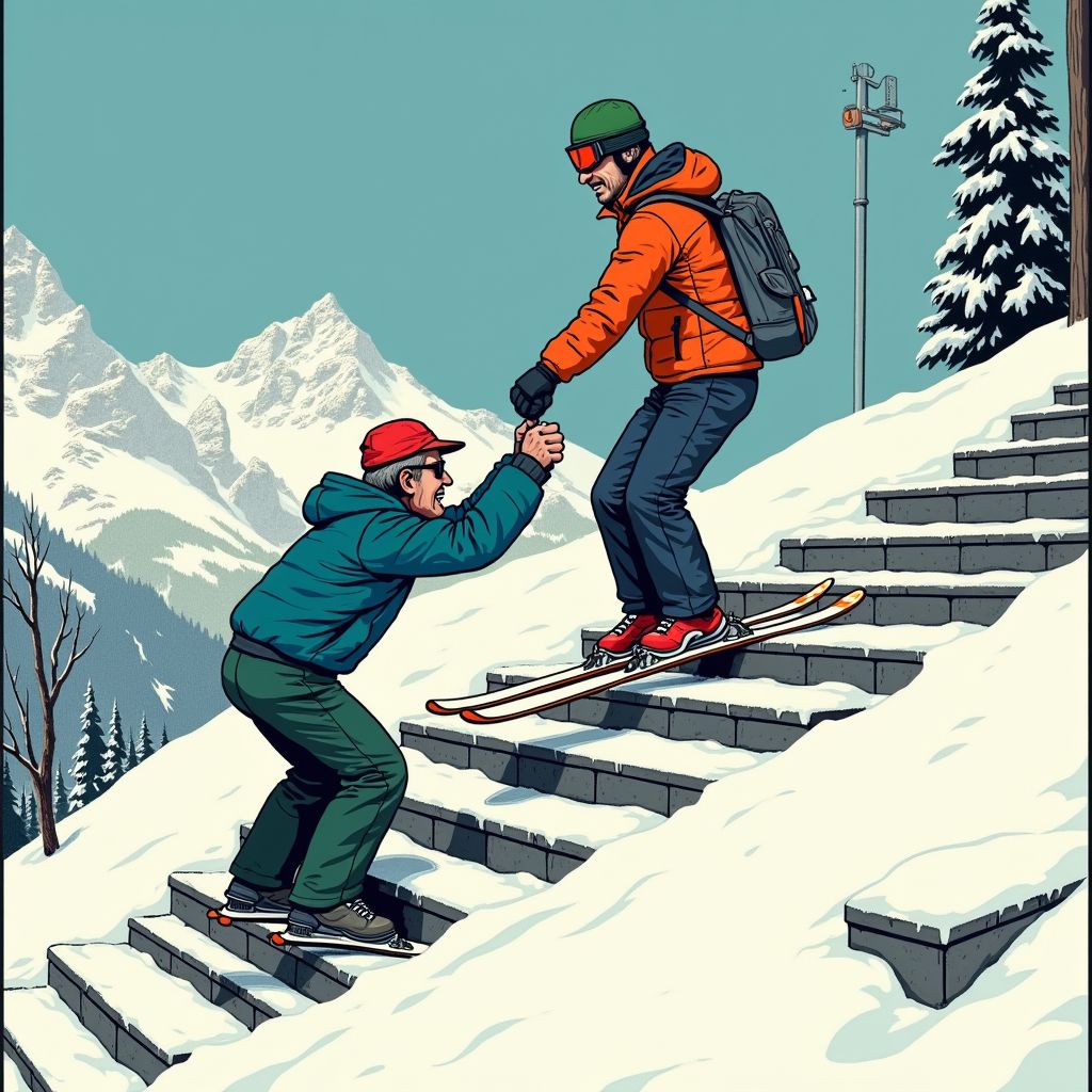 Nederlandse toerist gooit Duitse skiër van trap in Ischgl en markeert vierde geweldsincident in twee weken