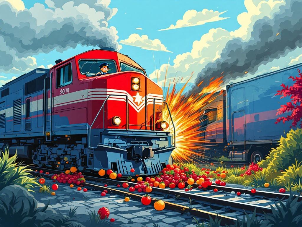 Machinist dook weg toen intercity met 500 passagiers perenvrachtwagen ramde bij Meteren