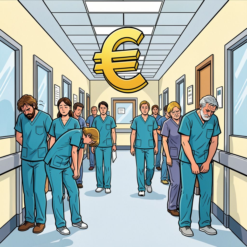 Zorgmedewerkers melden zich massaal ziek en dat kost de sector jaarlijks miljarden euro's.