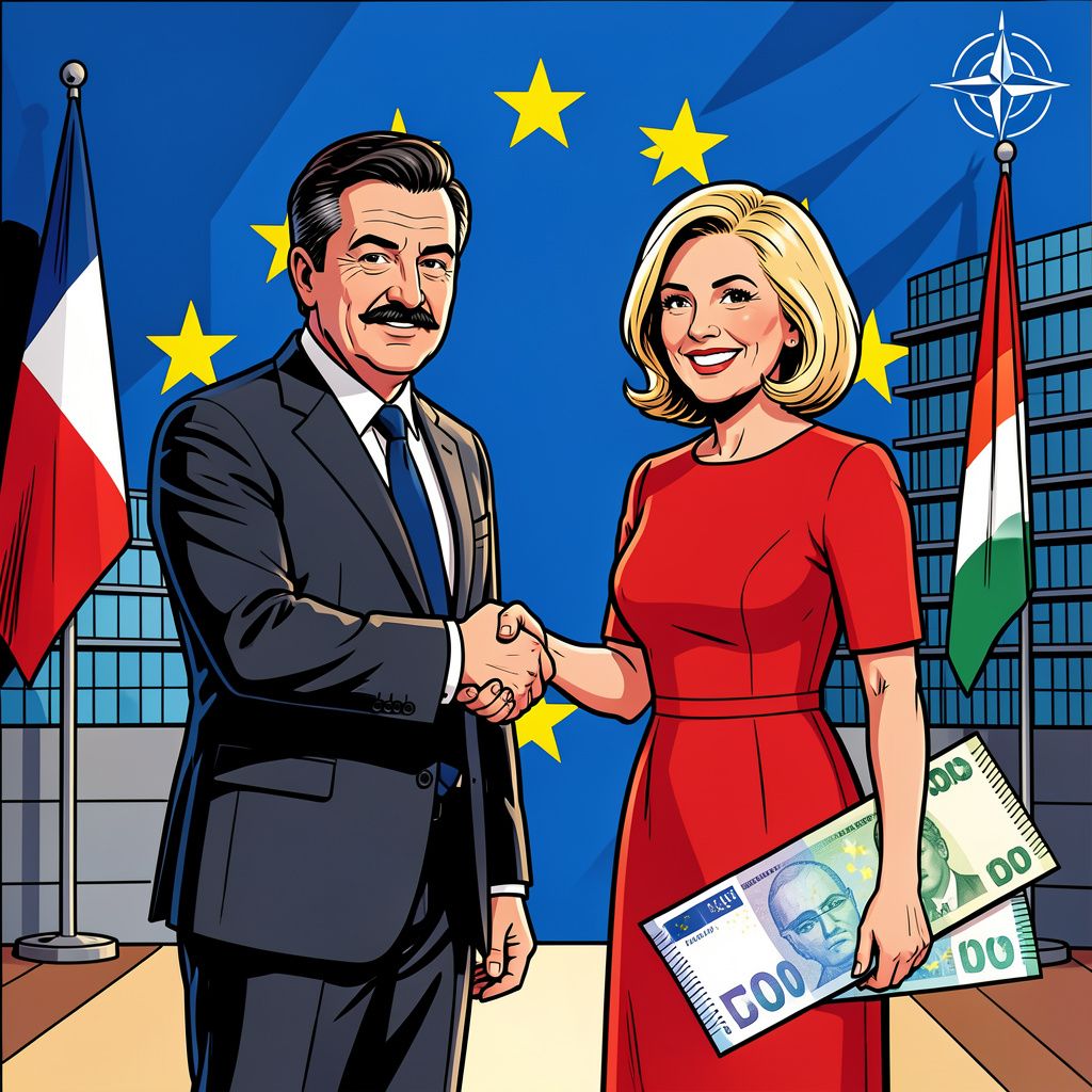 waarom steunt hongarije's orbán ineens marine le pen, terwijl frankrijk op scherp staat?