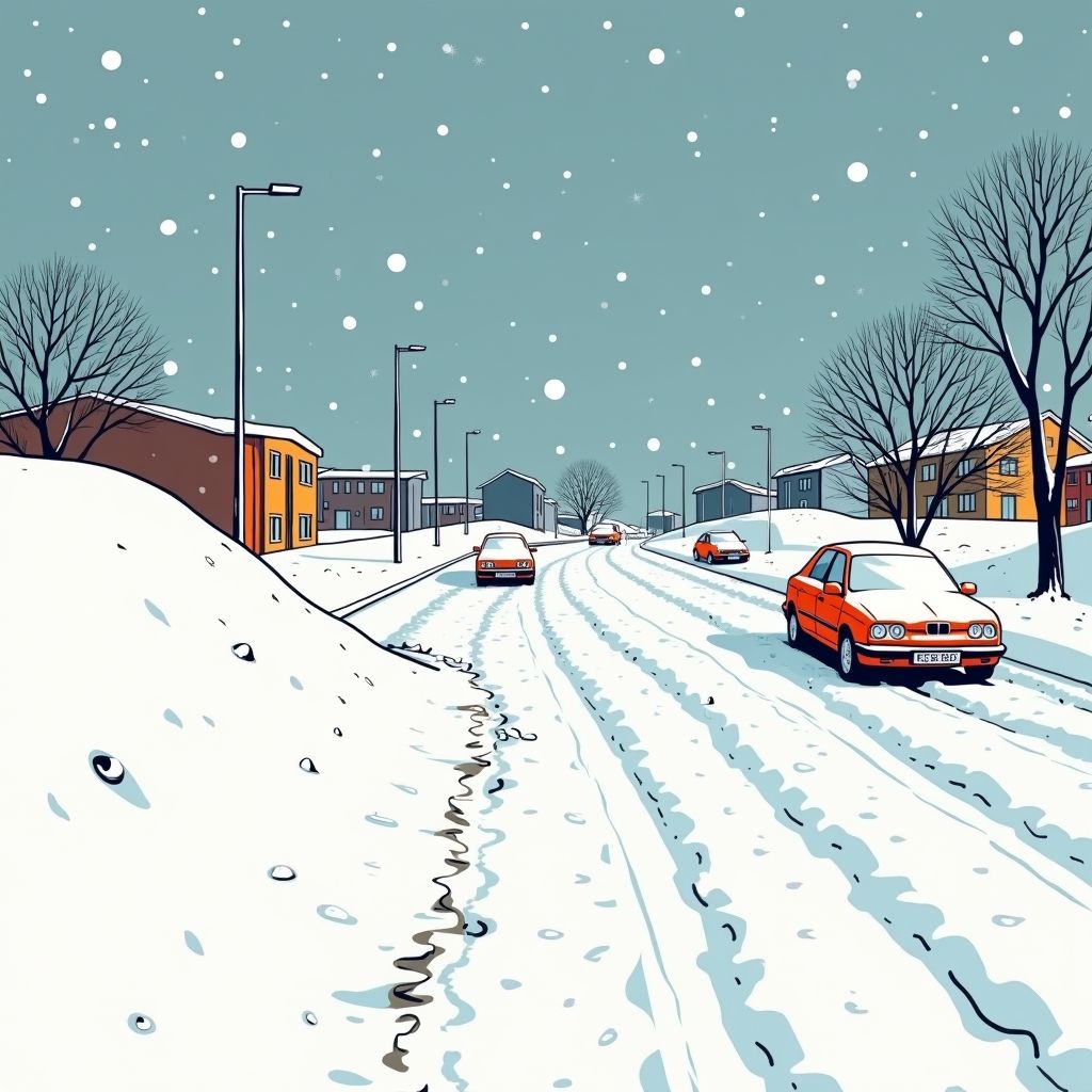 het noorden van Nederland krijgt vannacht tot 15 centimeter sneeuw bovenop de bestaande laag