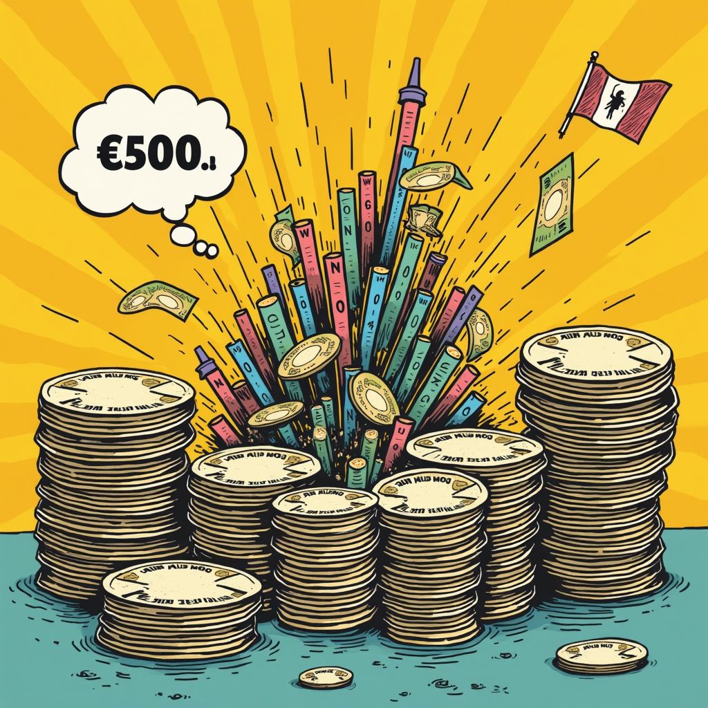 Nederlandse staatskas breekt door magische grens van 500 miljard euro