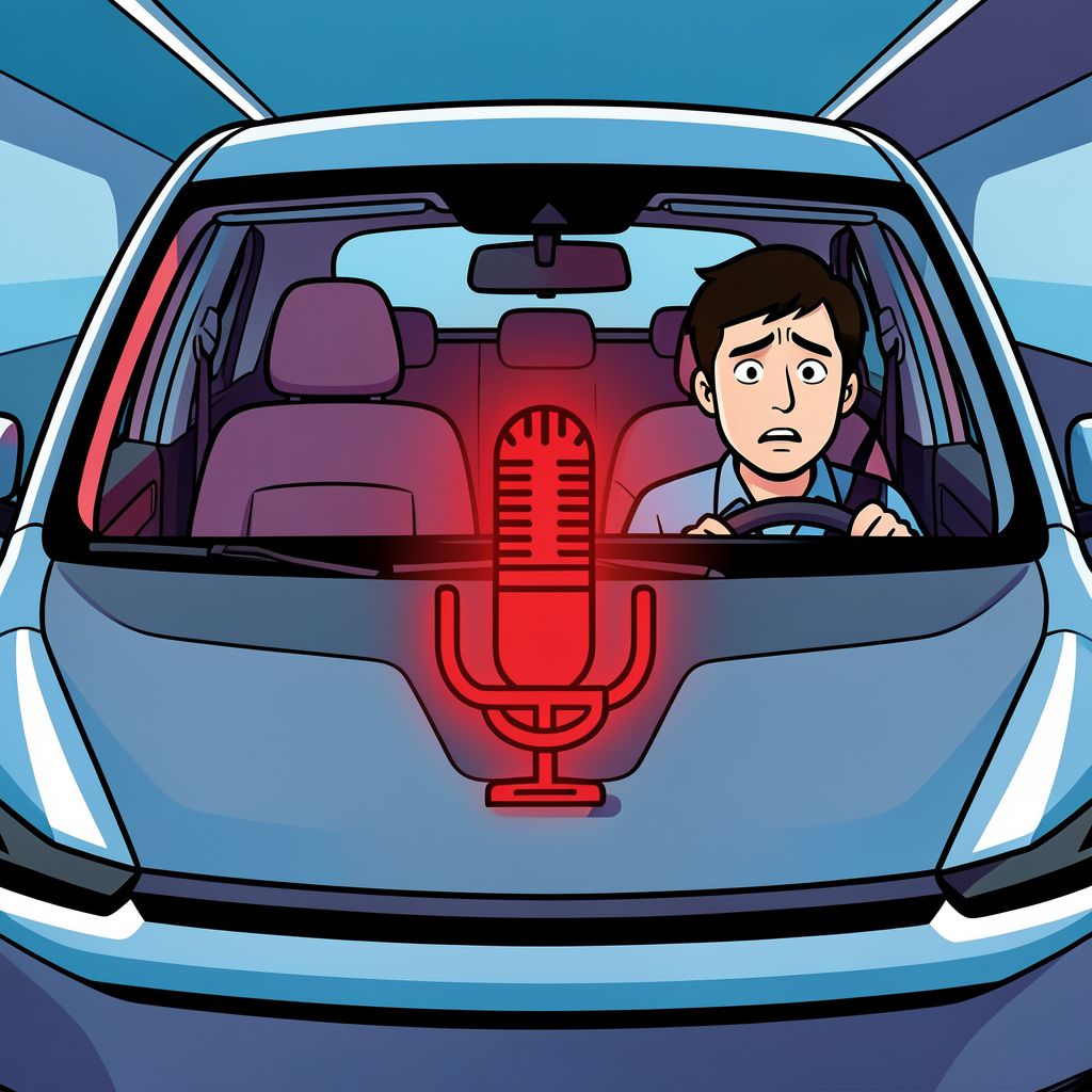 Jouw moderne auto luistert stiekem mee met al je gesprekken.