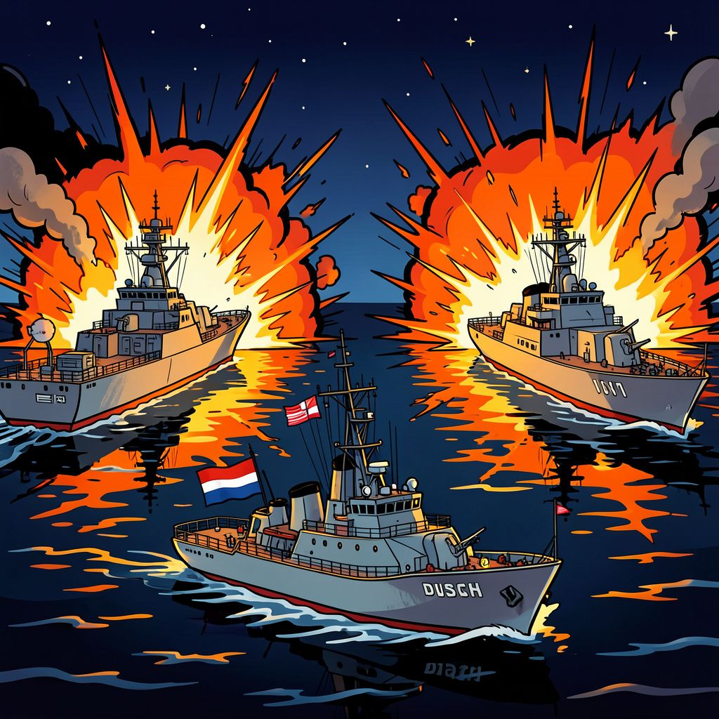 De straat van Hormuz staat in brand: VS en Iran beschoten elkaar vannacht opnieuw