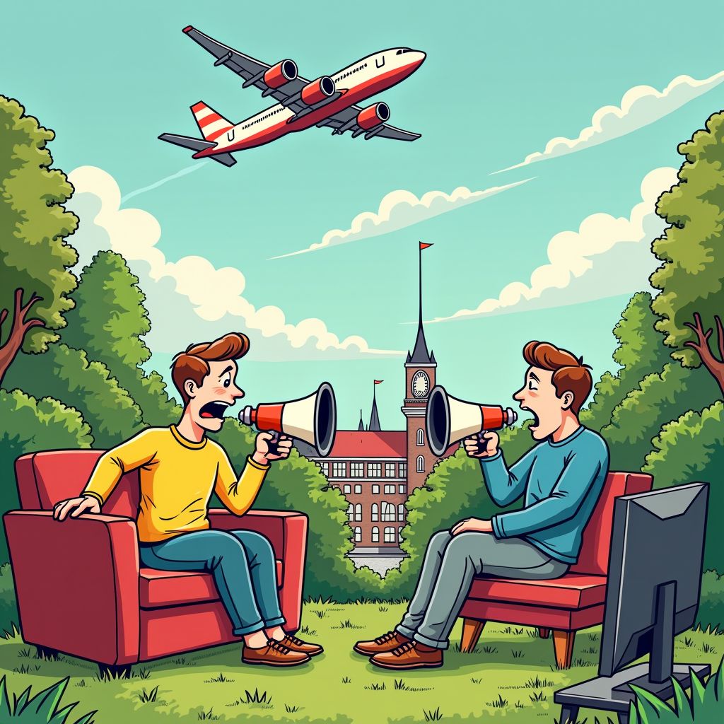 Amsterdammers kunnen hun televisie niet meer verstaan door vliegtuiglawaai van Schiphol