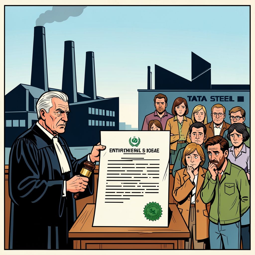 Tata Steel wint de juridische strijd om het omstreden milieucertificaat.