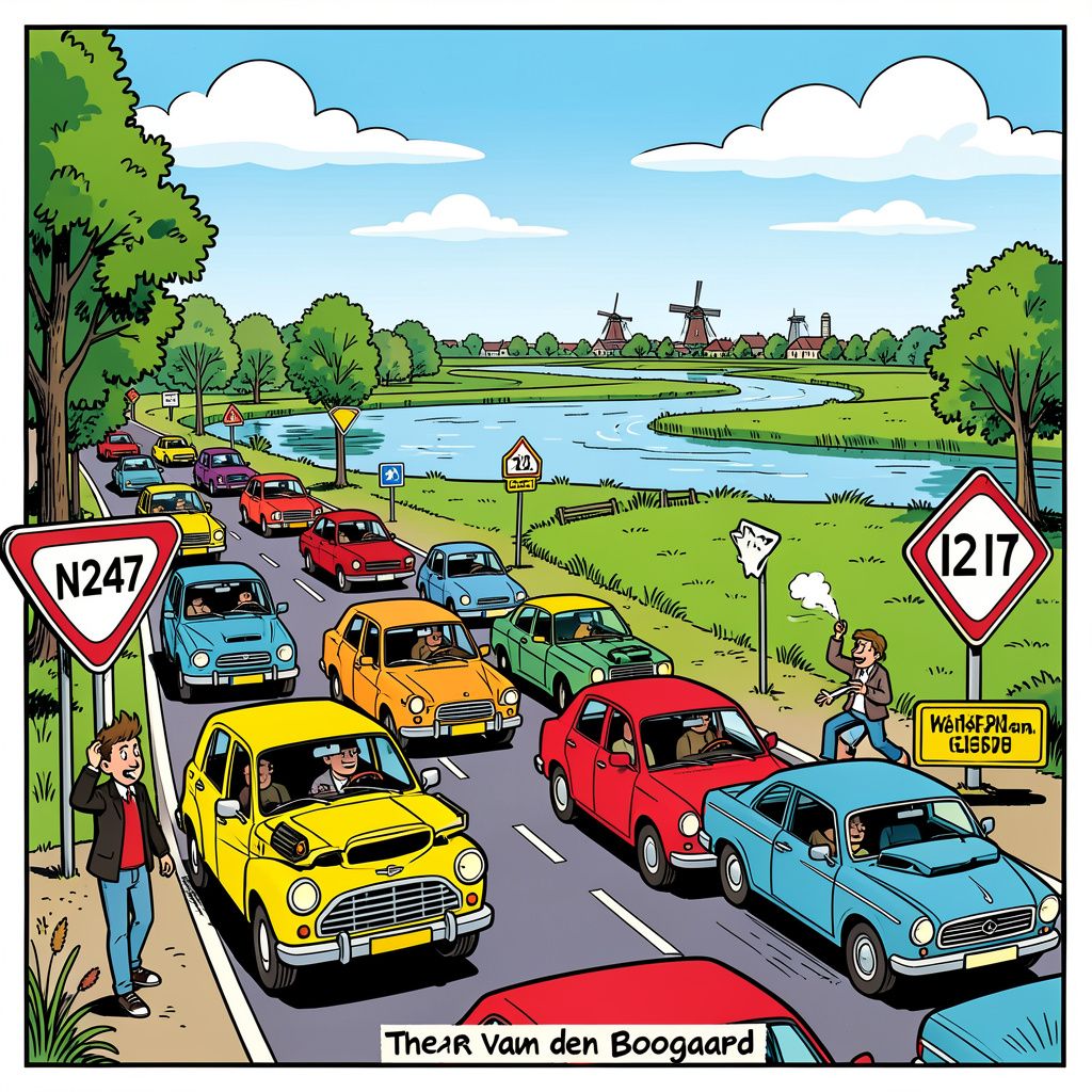 Chaos op Amsterdamse wegen: N247 afsluiting legt verkeer twee weken lam