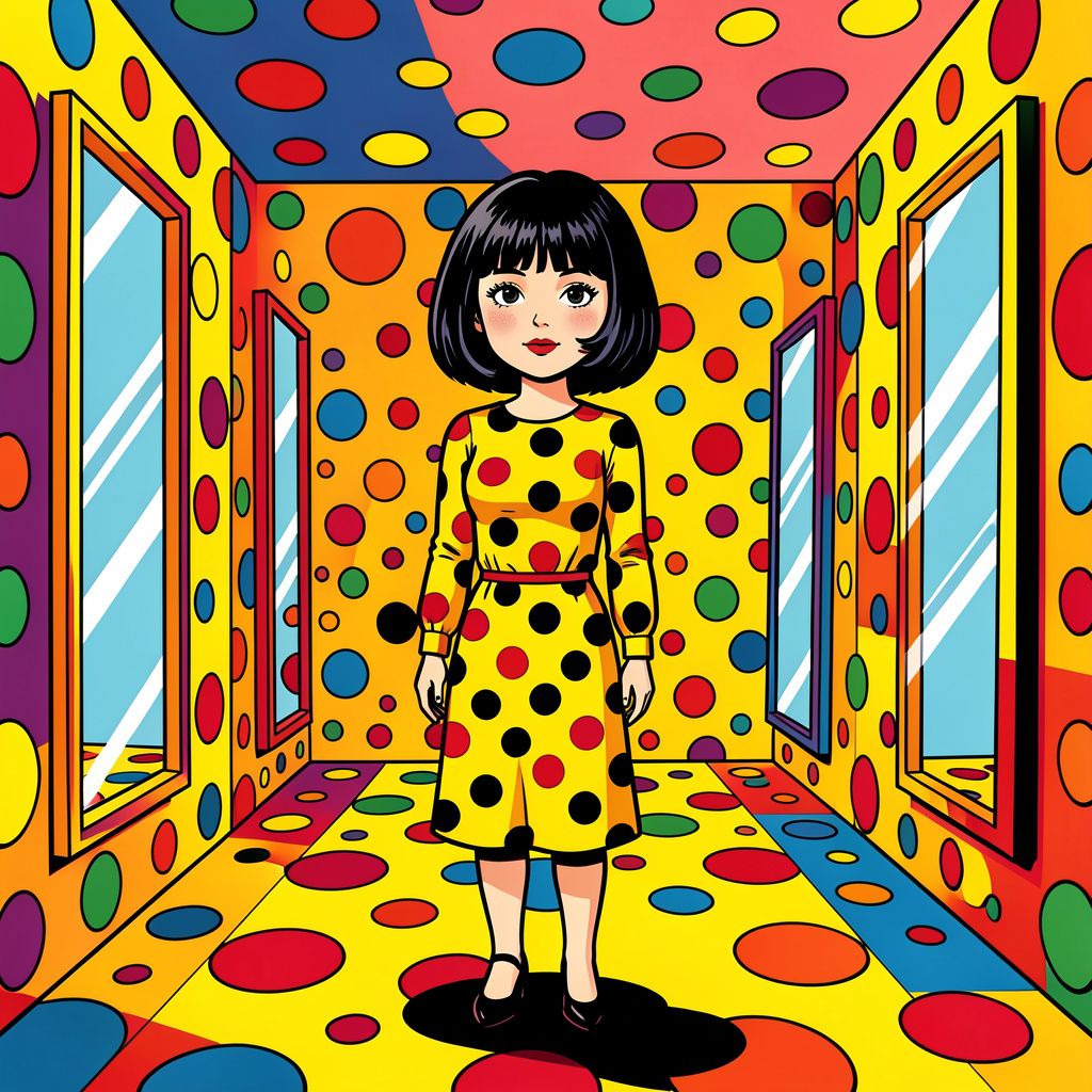 De legendarische Japanse stippenkoningin Yayoi Kusama is op 97-jarige leeftijd overleden.