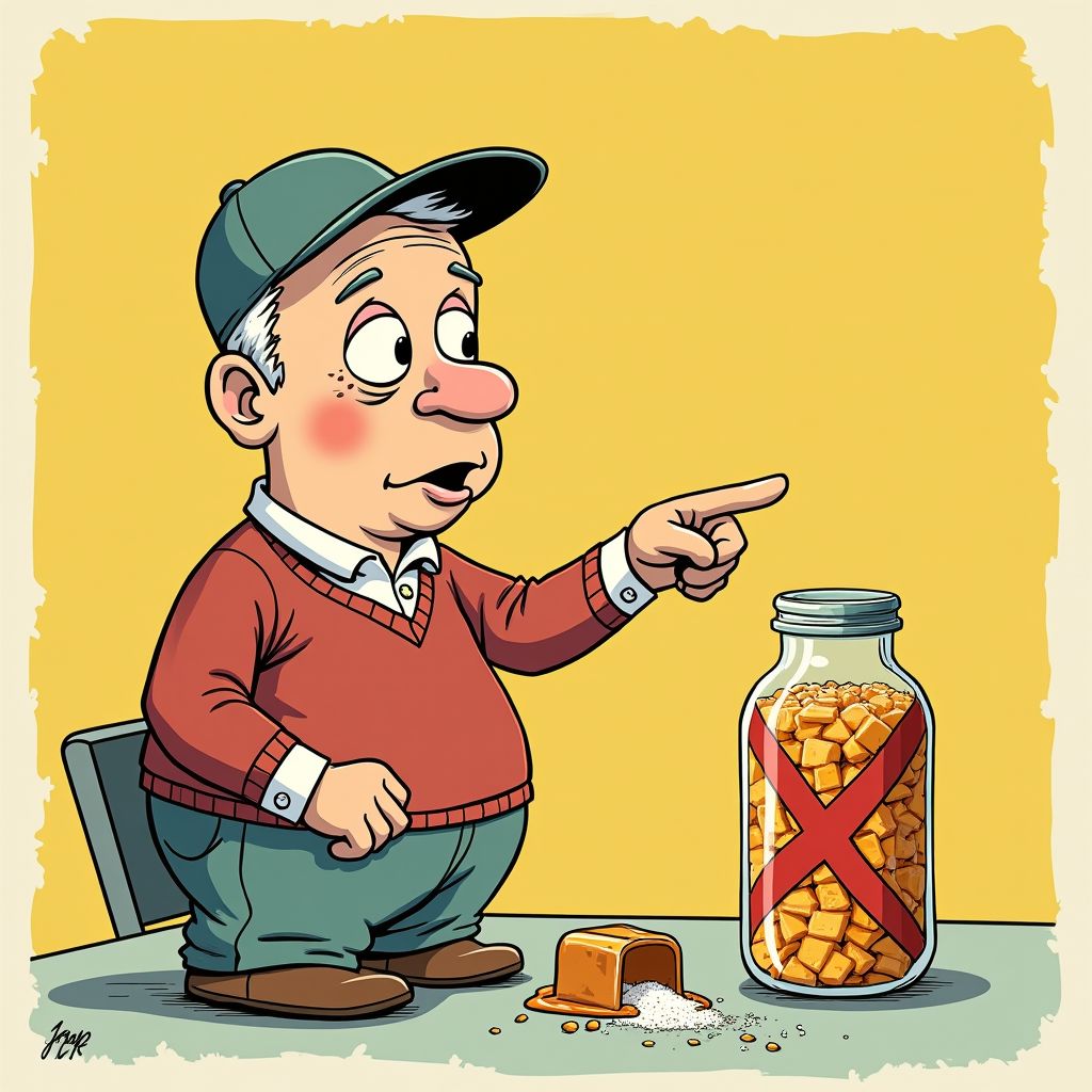 Professor Jaap Seidell wijst karamel-zeezout aan als symbool van giftige voedingsindustrie