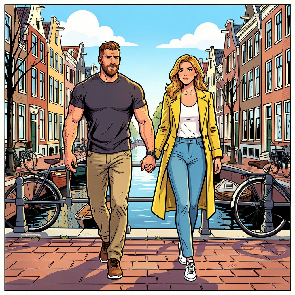 Kickbokser Rico Verhoeven is hand in hand gespot met voormalig Miss Universe Faith Landman.