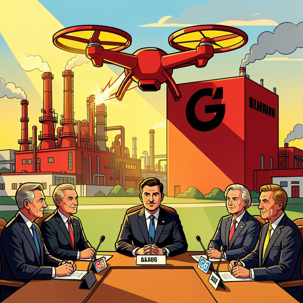 hoe een oekraïense drone gazprom in moskou raakte terwijl zelensky bij de g7 zat