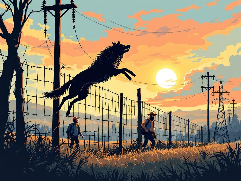 Wolf vernielt wolfwerend raster: boeren in noodtoestand