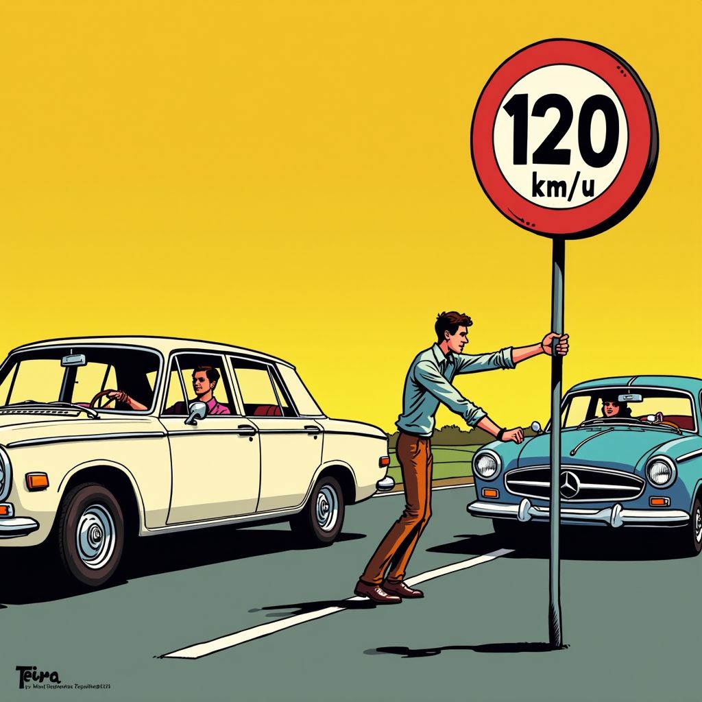 Een mobiliteitshoogleraar wil alle auto's begrenzen op 120 km/u