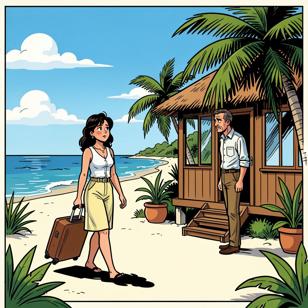 Sabina pakt al snel haar koffers op Bonaire omdat ze geen vlinders maar stoffige motten voelt voor Fred.