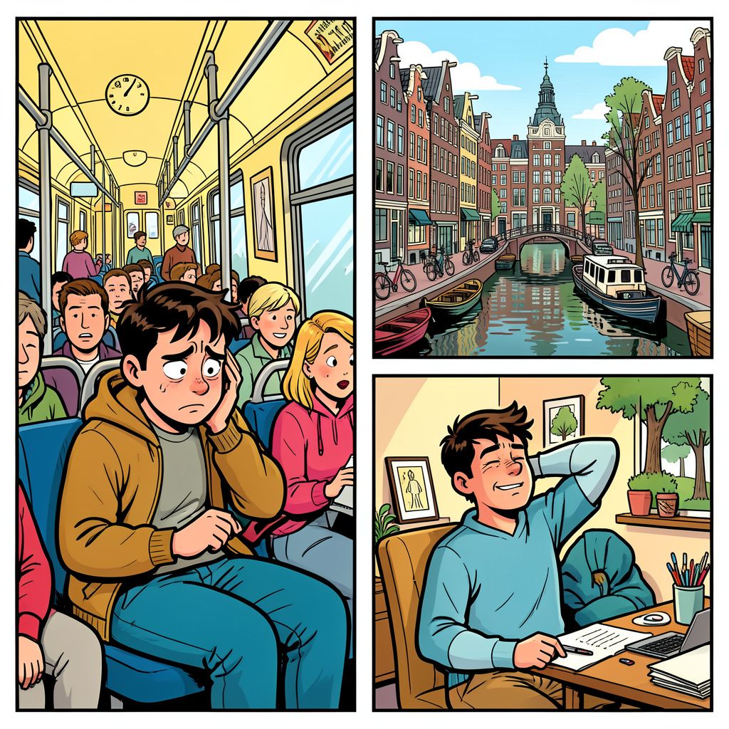 Student Daniel trapt in woningfraude en reist maandenlang vier uur per dag naar Amsterdam