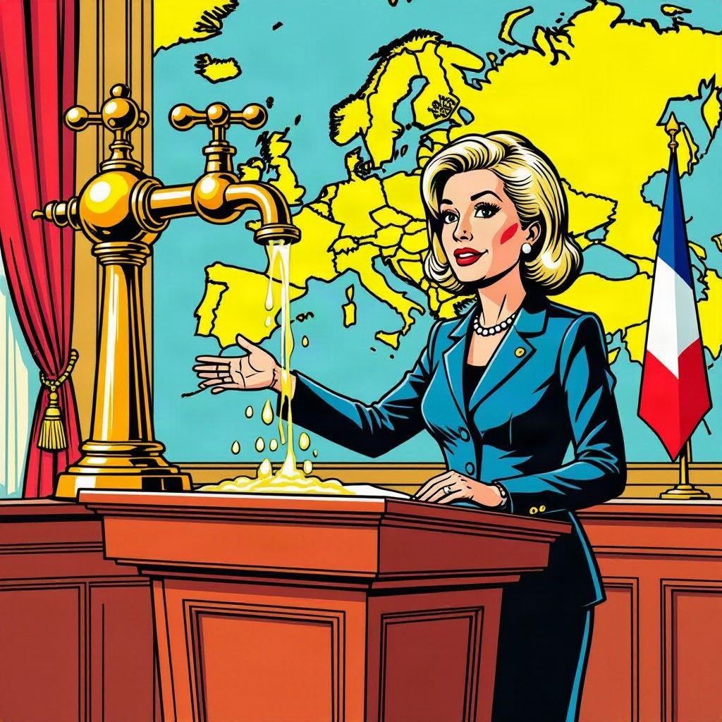 Marine Le Pen wil de Franse geldkraan naar Oekraïne na zes maanden dichtdraaien.