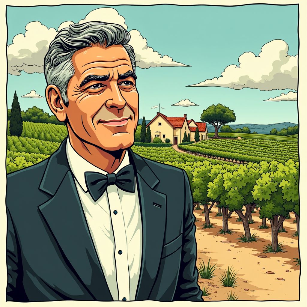 George Clooney vlucht van Hollywood naar Franse boerderij en krijgt Frans paspoort