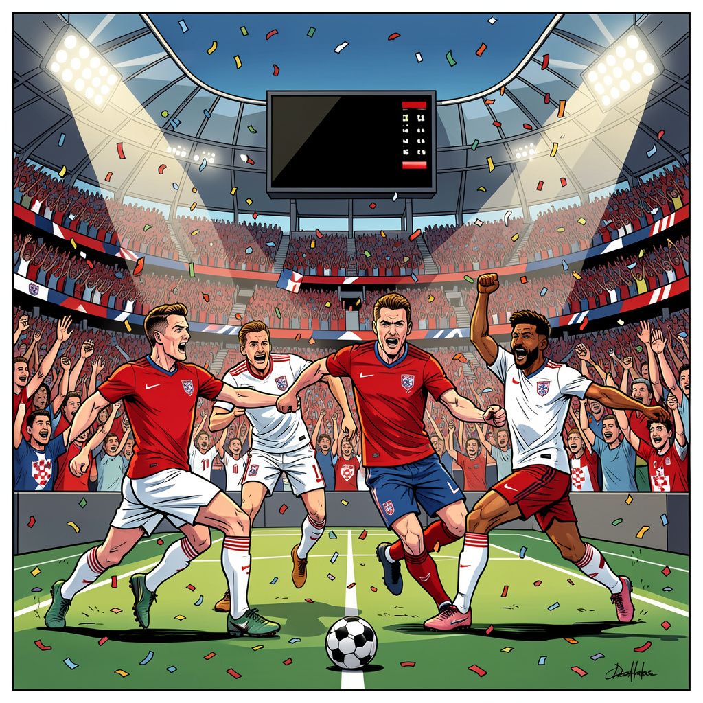 engeland start het wk met een knaller, maar kroatië maakt het ze niet makkelijk