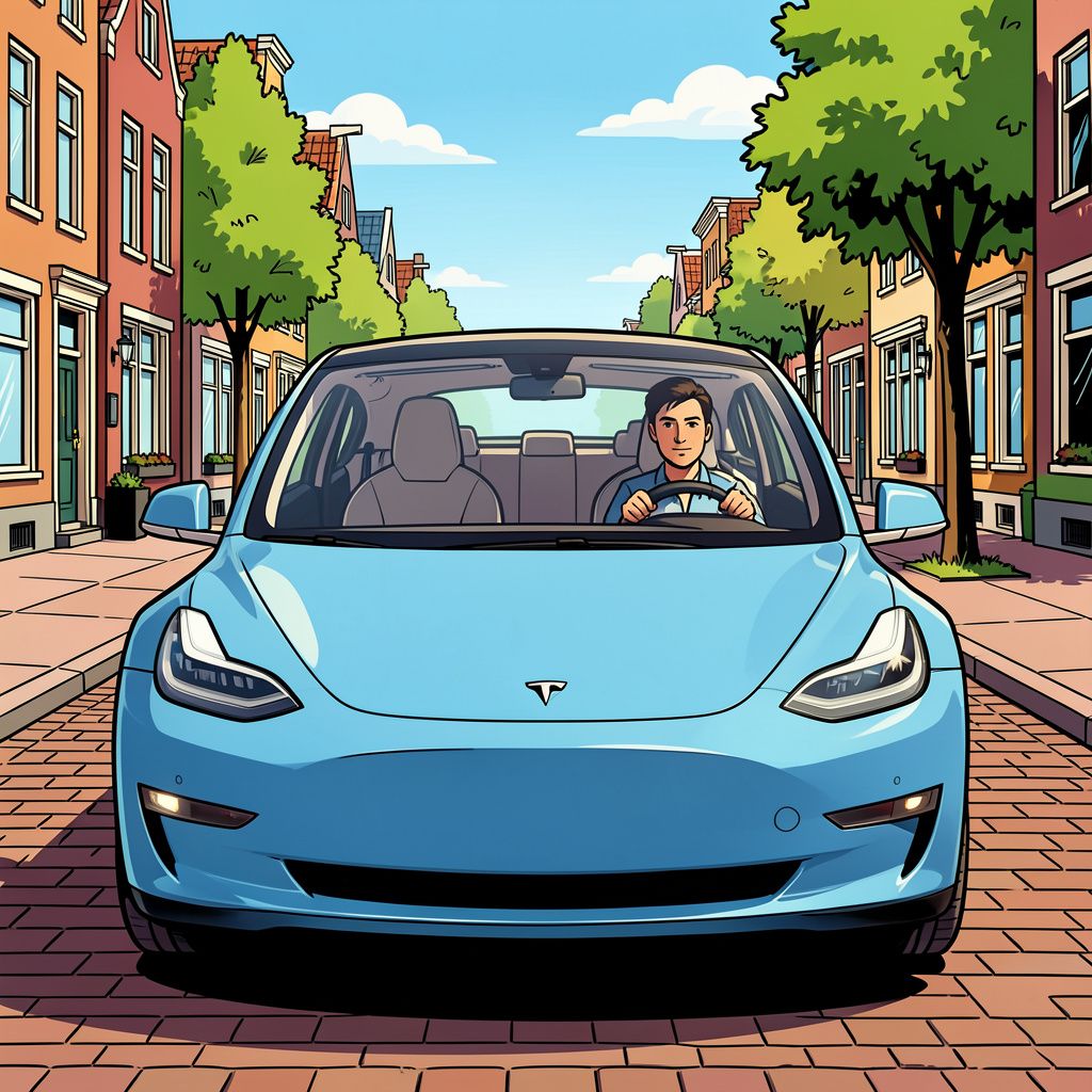 Deelautoplatform MyWheels zet vanaf vandaag Tesla's met zelfrijdende software op de weg.