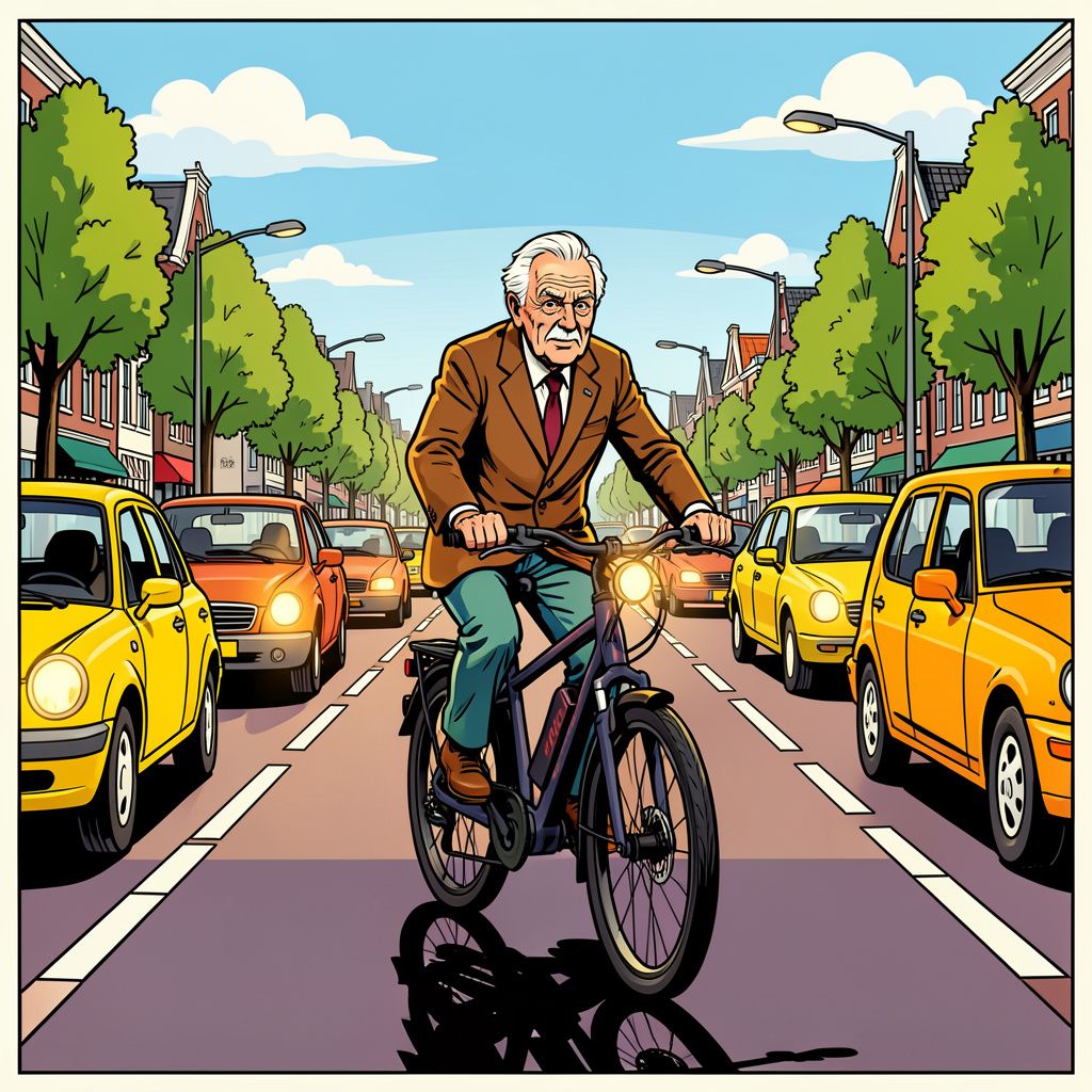 Nederlandse wegen worden dodelijker voor 70-plus mannen op de fiets
