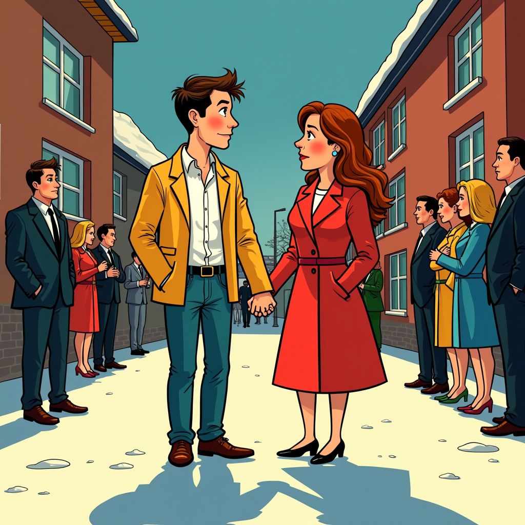 Winter vol liefde-koppel Mike en Denise gaan uit elkaar maar moeten hun mond houden