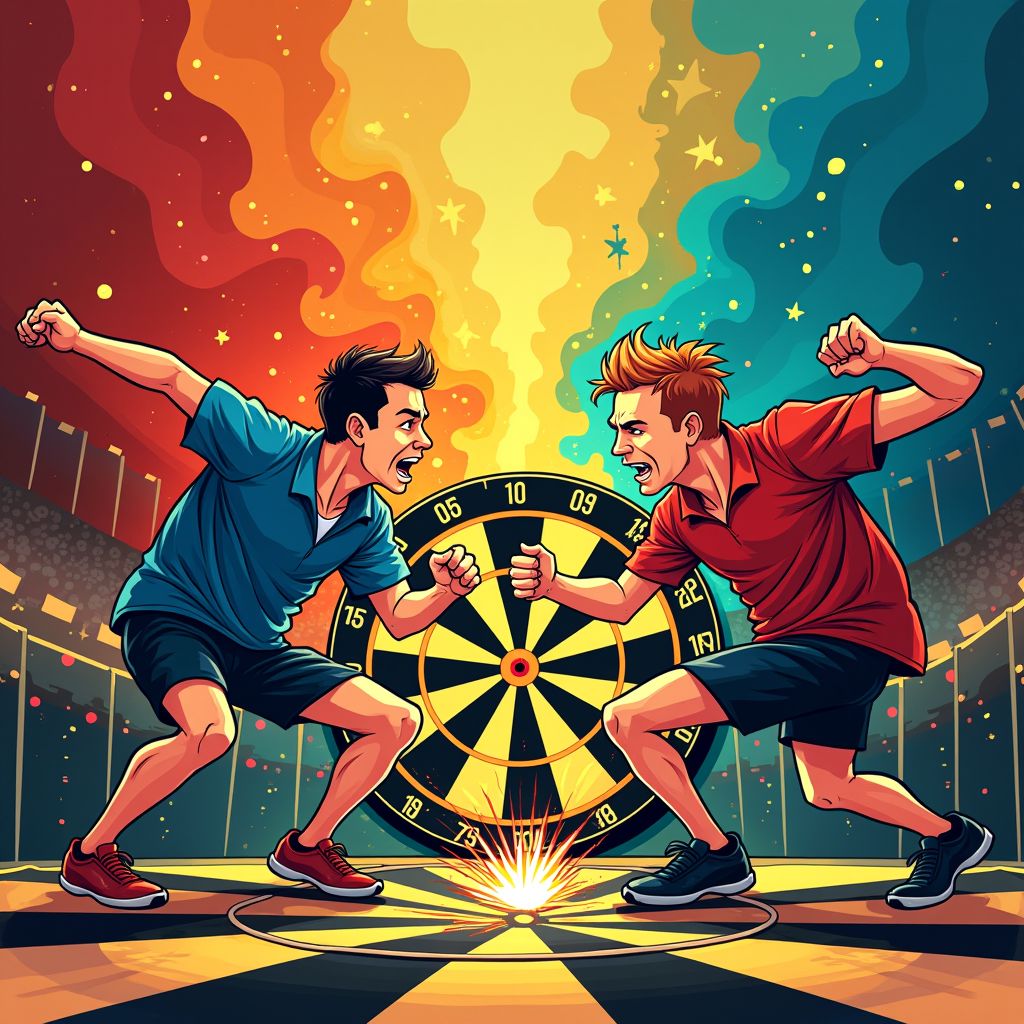 Gian van Veen verslaat Luke Littler na heftige confrontatie in Manchester