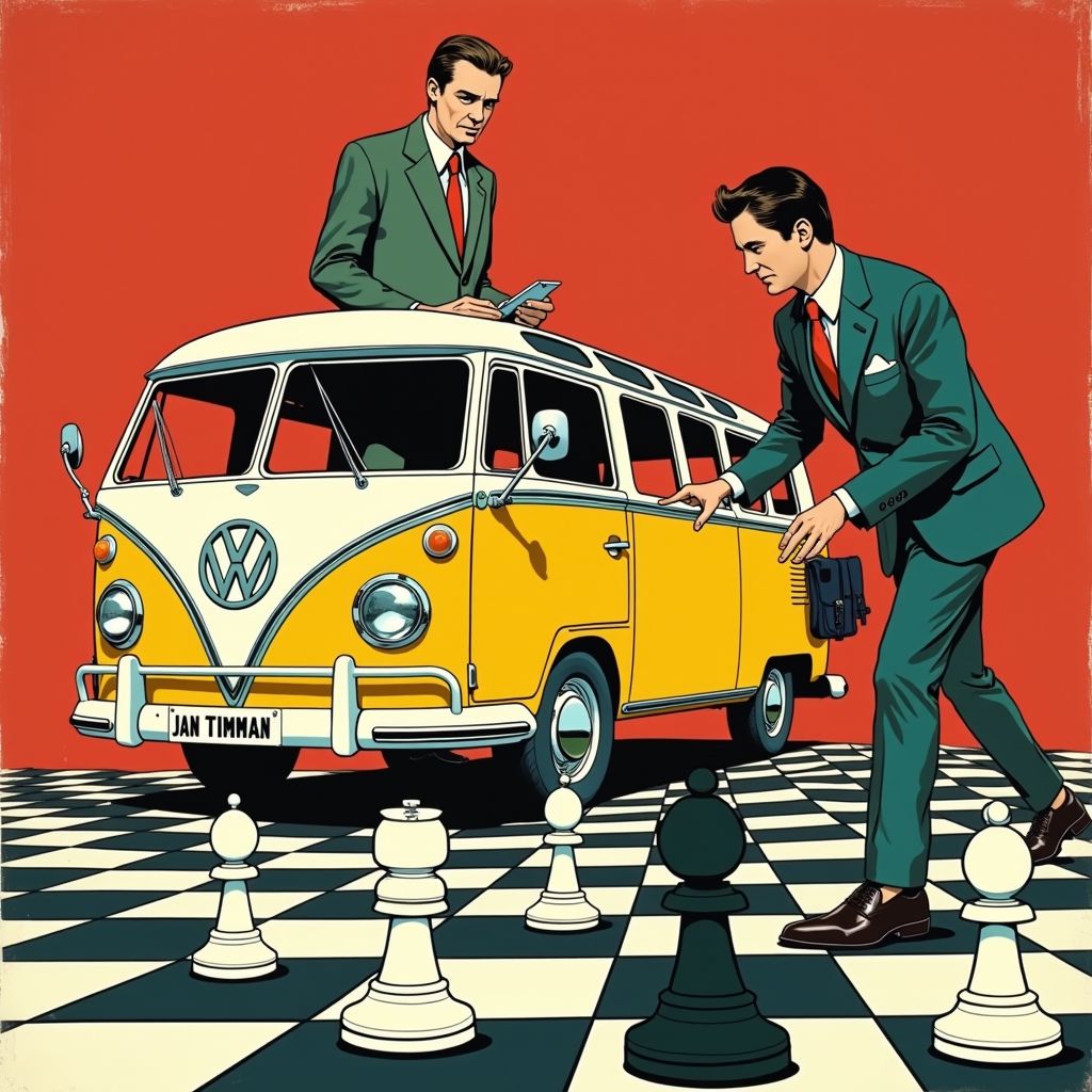 Jan Timman reed de wereld rond in een Volkswagen-busje en bereikte de tweede plaats op de wereldranglijst