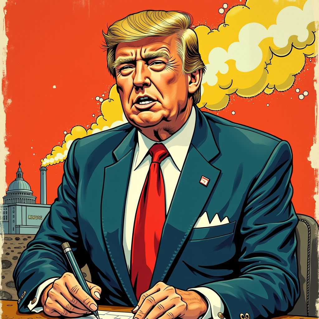 Trump draait klimaatwetenschap de nek om en geeft kolen vrije hand