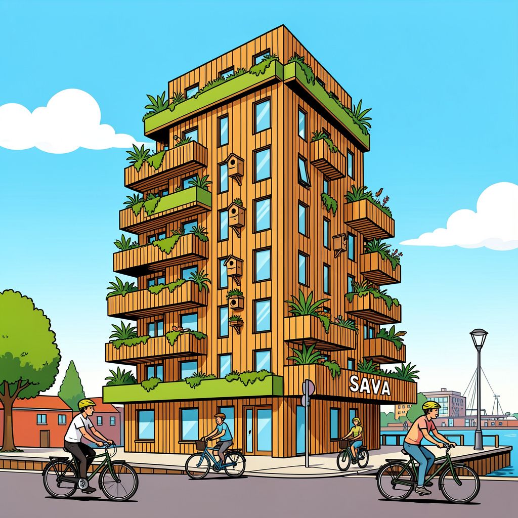 Dit Rotterdamse gebouw bestaat voor driekwart uit hout en wint de belangrijkste architectuurprijs van Nederland