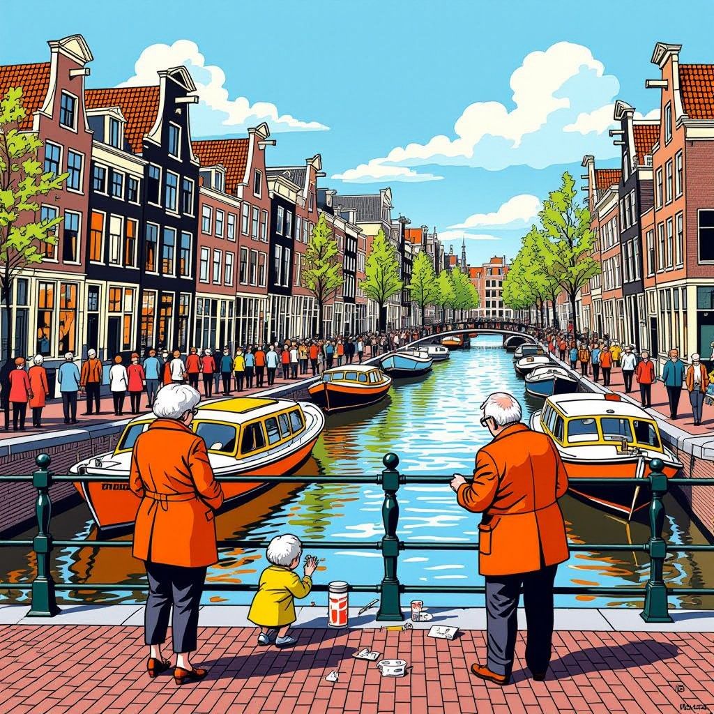 Woonbootbewoners moeten hun huis bewaken tegen wildplassende Koningsdagvierders