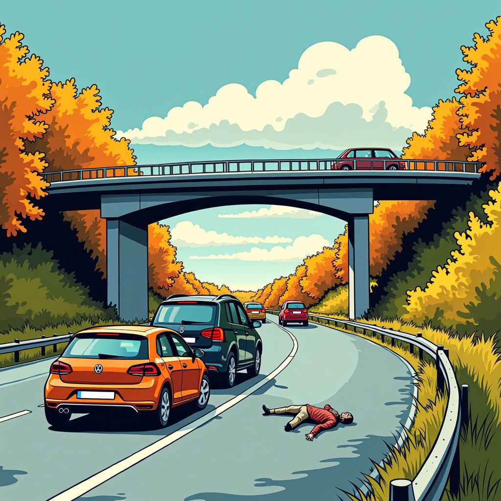 A15 bij Meteren blijft uren dicht na dodelijk ongeval vlakbij viaduct