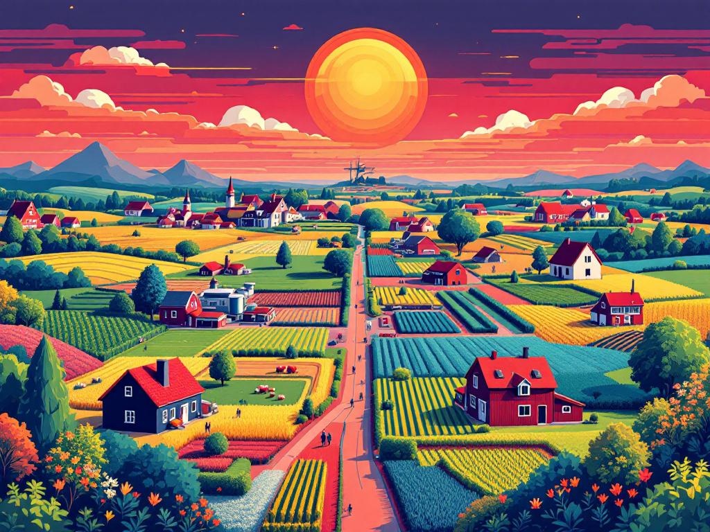 Nederland krijgt tegen 2050 een compleet ander landschap met 30 procent minder landbouwgrond.