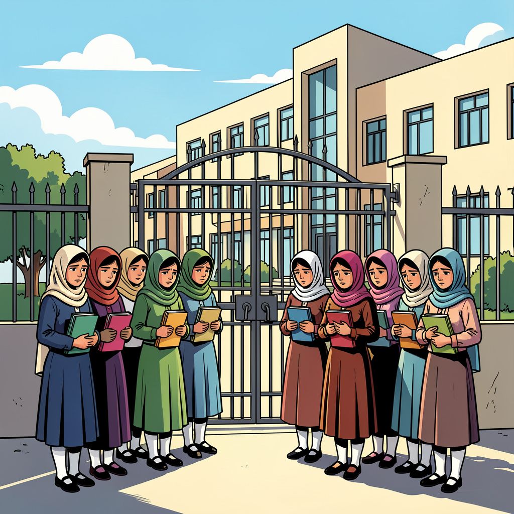 De Taliban ontzeggen ruim twee miljoen Afghaanse meisjes hun recht op onderwijs.