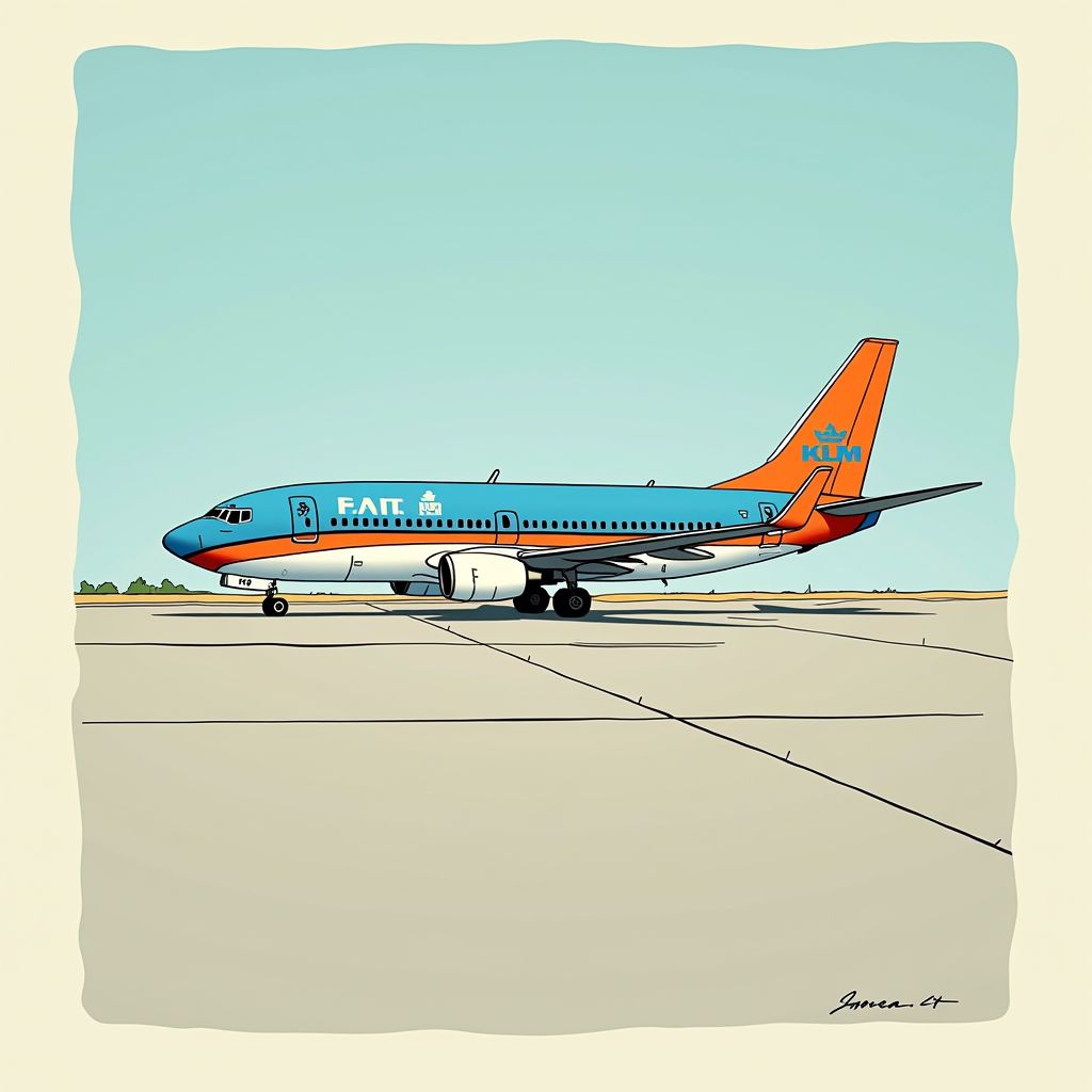 Koning Willem-Alexander neemt afscheid van Boeing 737 na negen jaar vliegen voor KLM