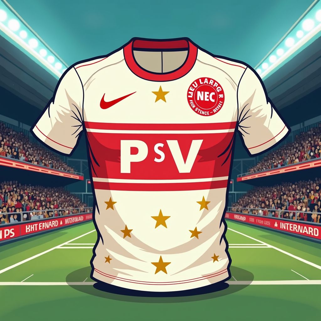 PSV speelt zaterdagavond in magisch shirt met verborgen NFC-chip tegen NEC