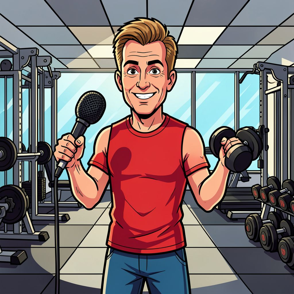 Sander Hoogendoorn verruilt de radiomicrofoon voor de sportschool.