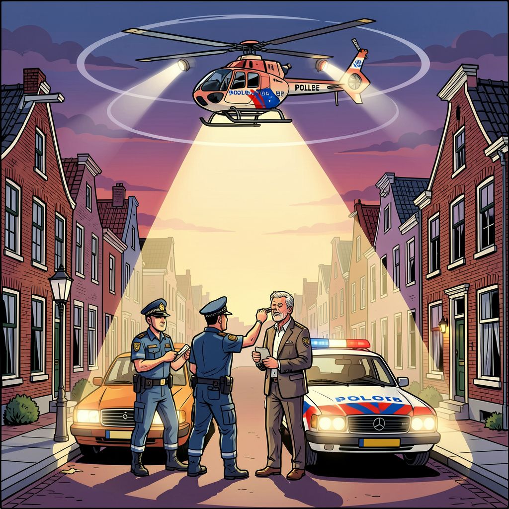Vader van Mart Hoogkamer opgepakt: politiehelikopter cirkelt boven Leiden na incident met mogelijk vuurwapen